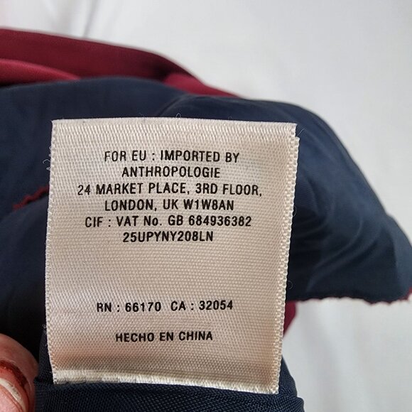 Leifnotes Pink & Burgundy Sleeveless Wrap Dress With Tie Waist - Size 10P - Picture 5 of 15